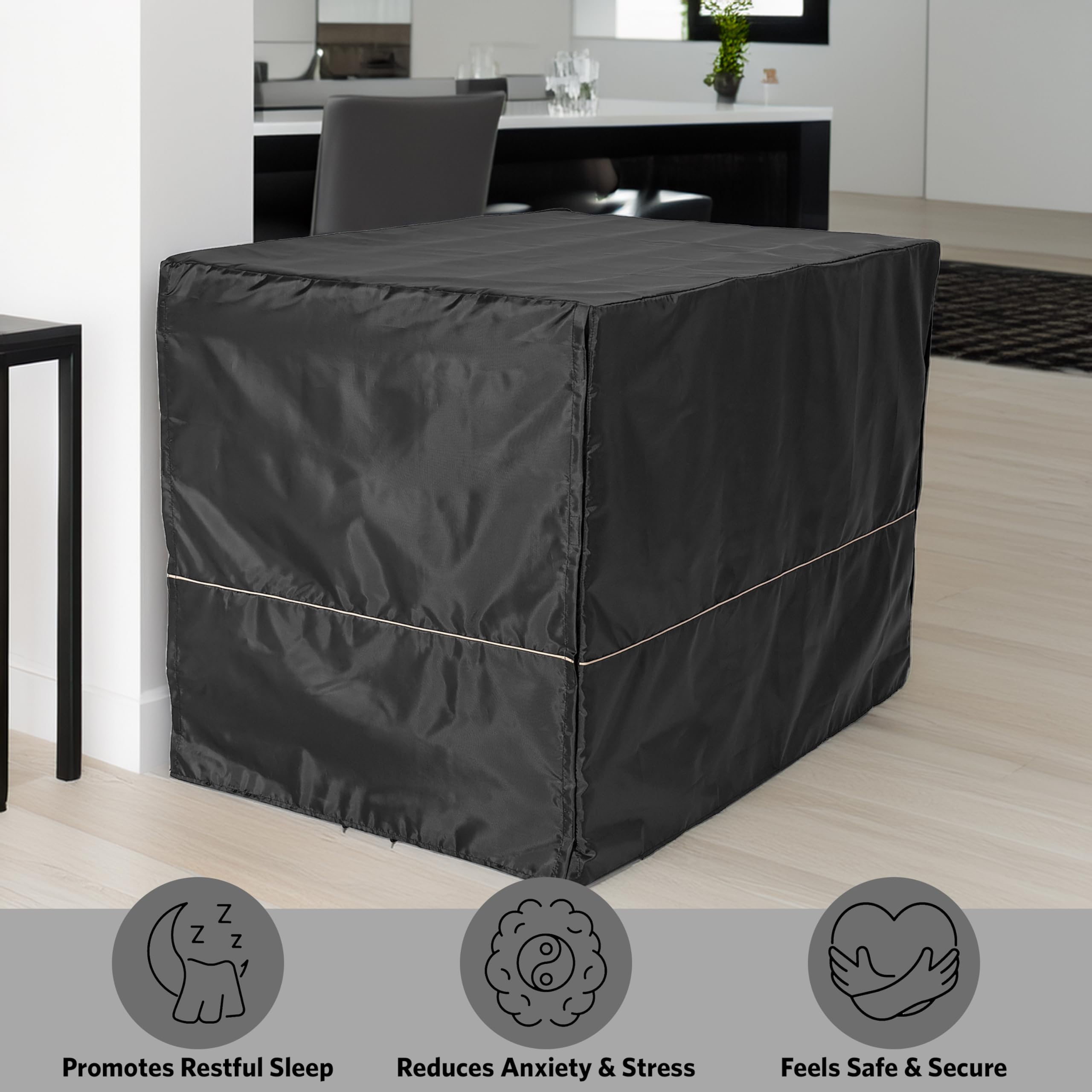 MidWest Homes for Pets cobertor con acceso de puerta ajustable para ventilación y comodidad