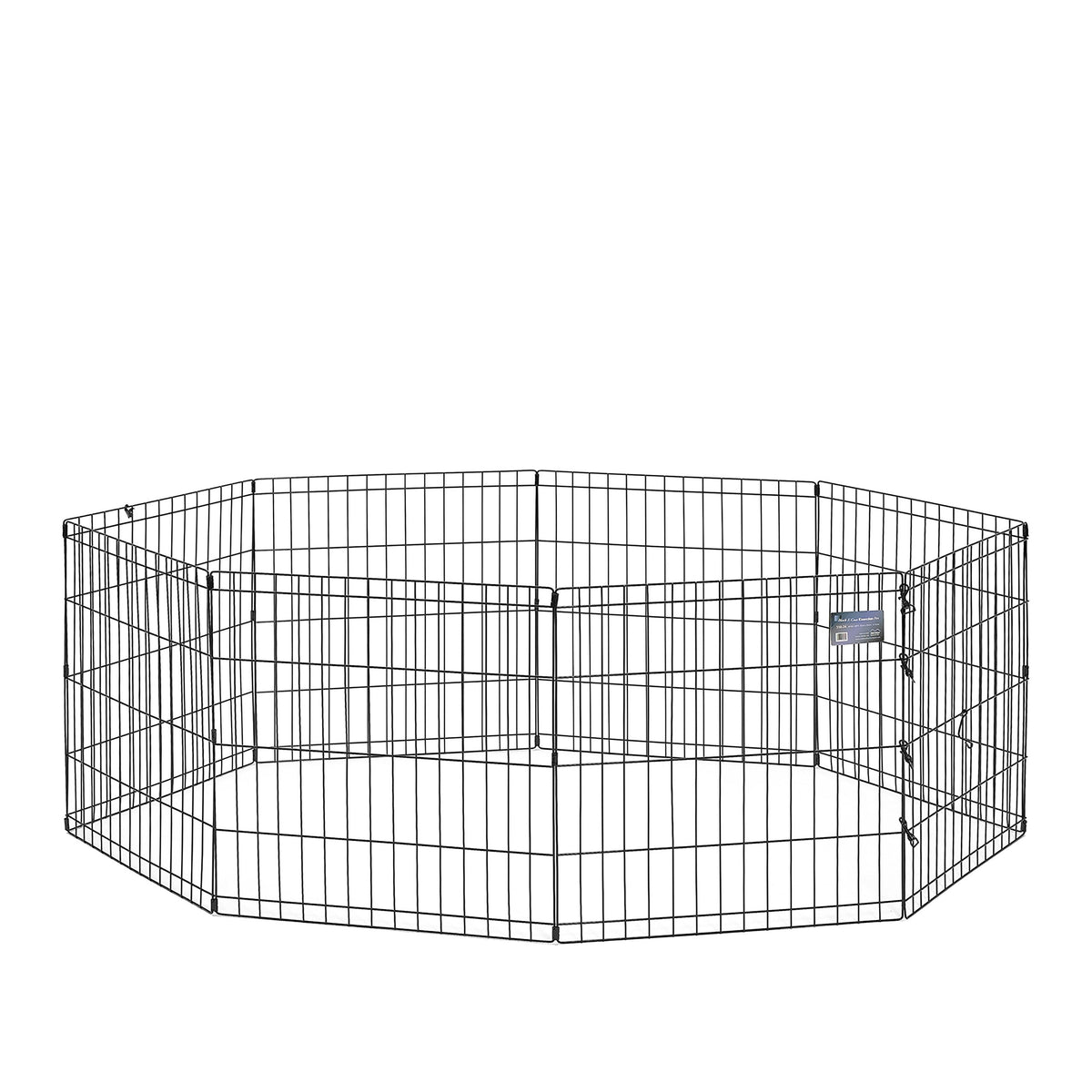 MidWest corral de ejercicio de 24 pulgadas con paneles conectados para perros pequeños.