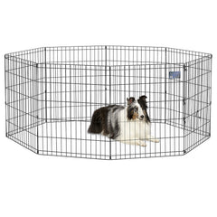 MidWest Homes for Pets corral de ejercicio 30 pulgadas para uso interior y exterior.
