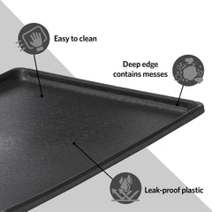 Crate Pan PP de MidWest Homes for Pets resistente a olores para uso daily.