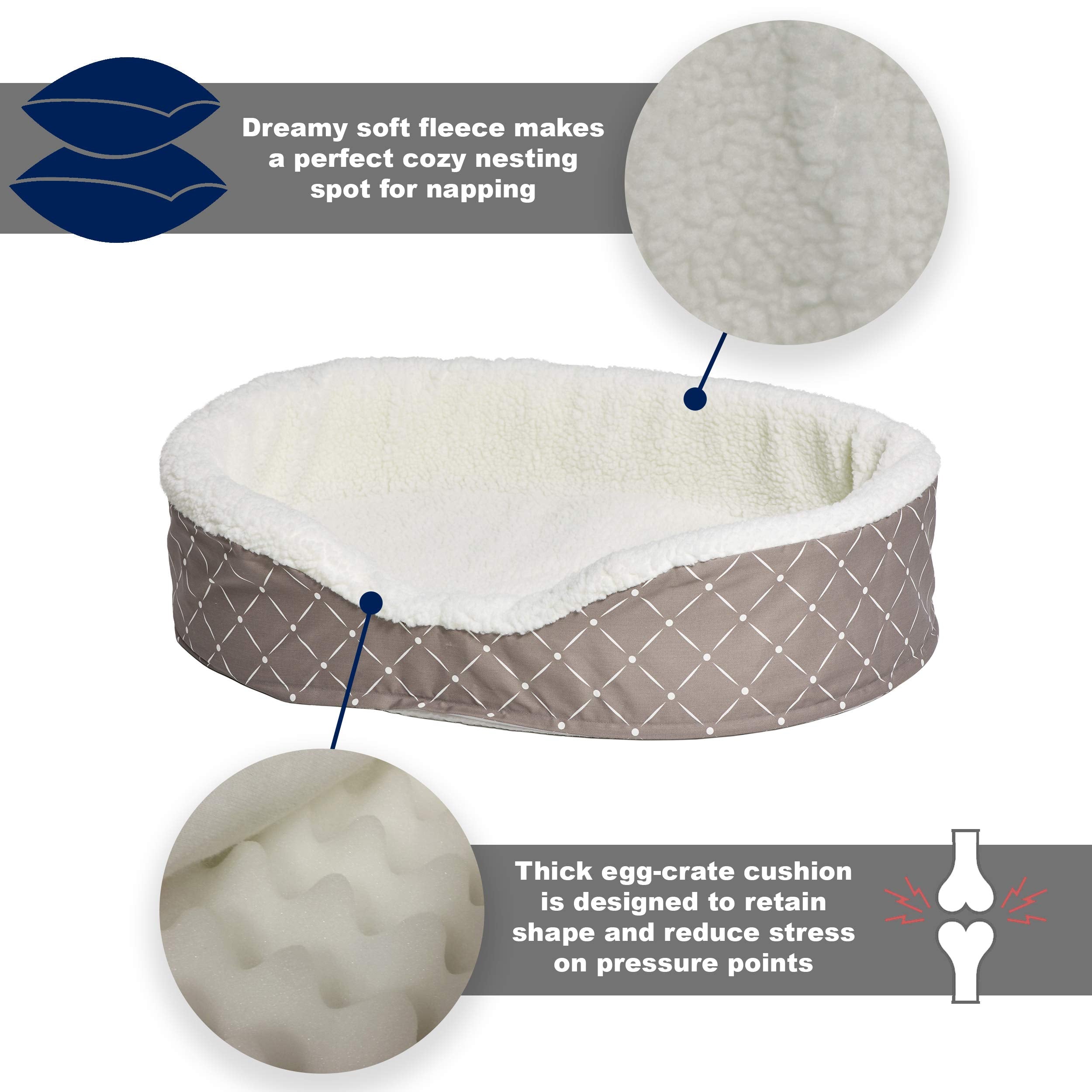 Cu29MRD Couture cama para mascotas conrelleno espeso