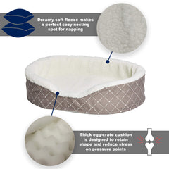 Cu29MRD Couture cama para mascotas conrelleno espeso