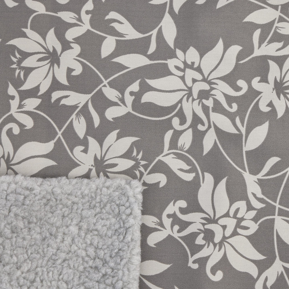Estilo gris floral que mejora la apariencia de la jaula con MidWest Quiet Time.