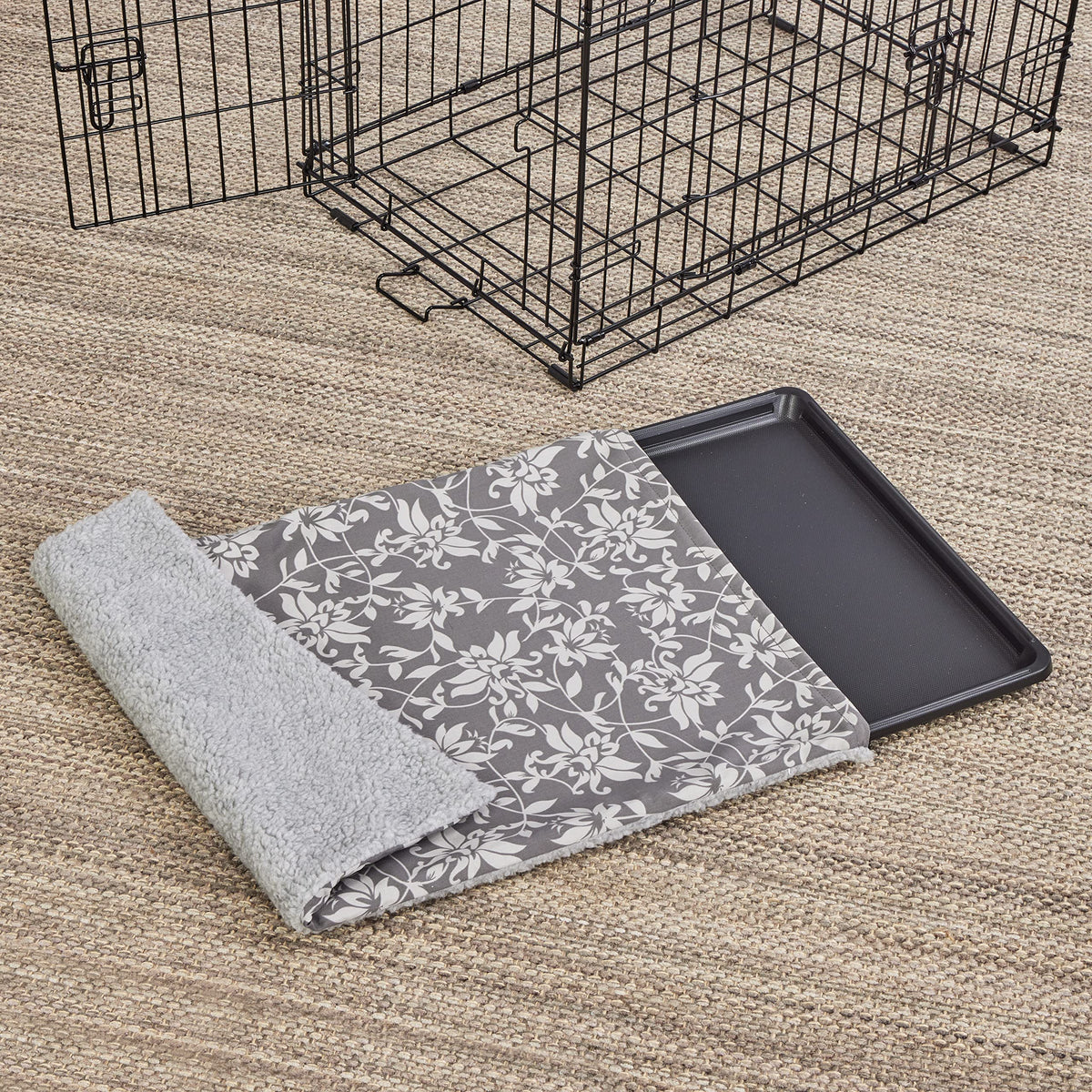 MidWest Quiet Time funda reversible para pan de jaula 48 pulgadas, descanso suave.
