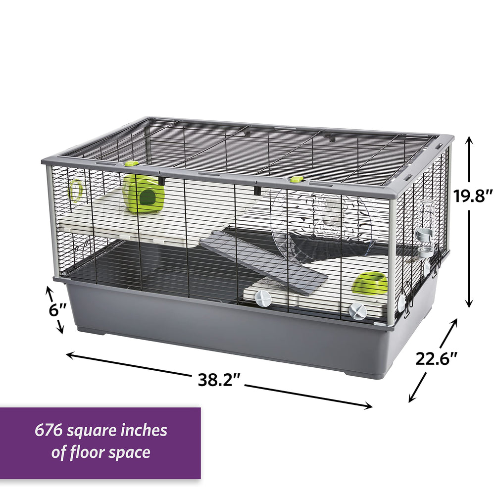Base de 6 pulgadas de Hamster Nation para contener sustrato