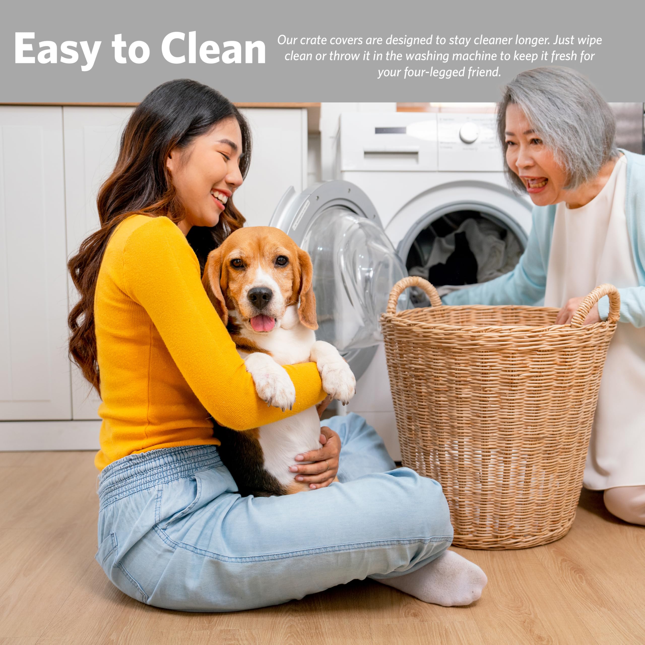 MidWest Homes for Pets lavado a máquina facilita la limpieza de la funda