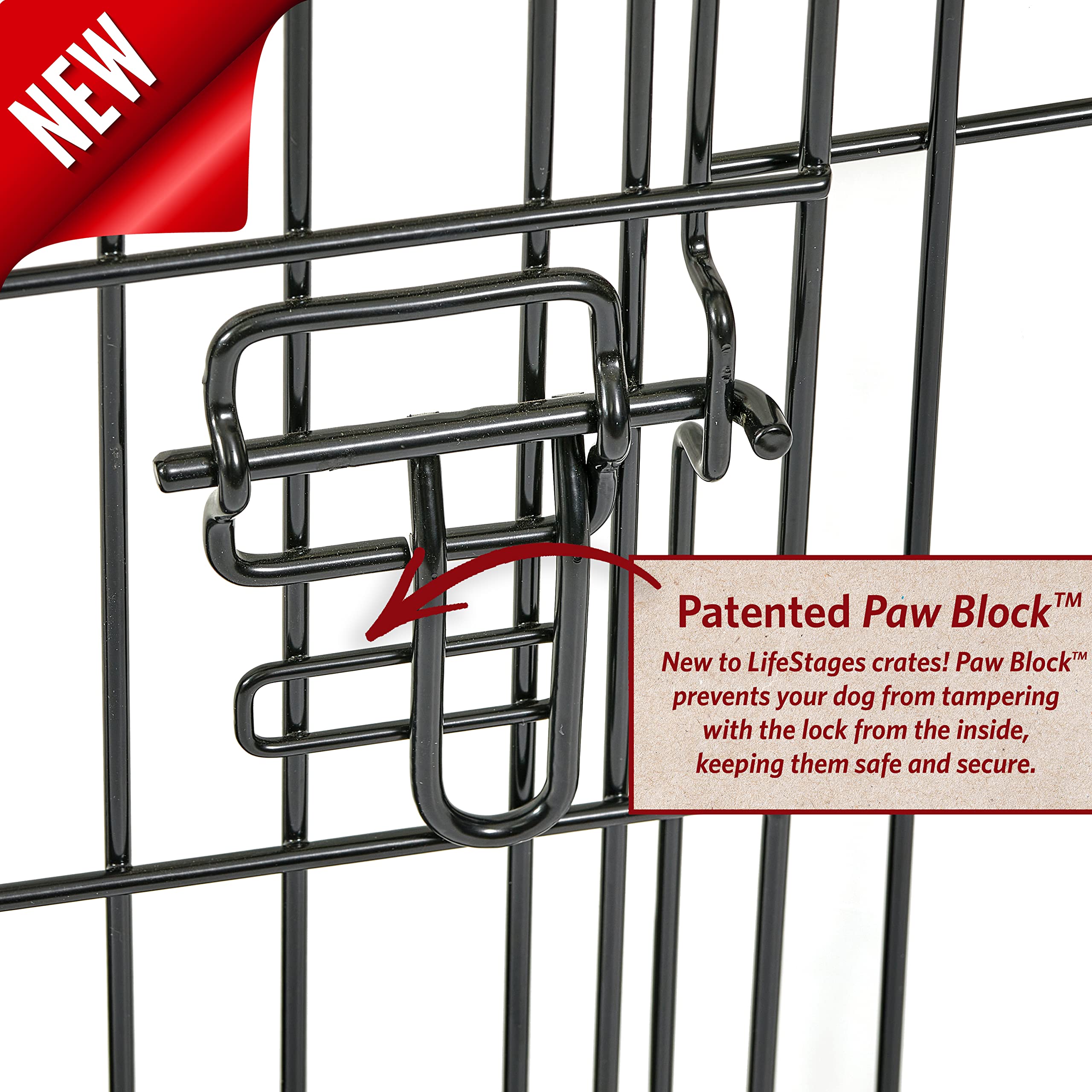 MidWest LifeStages acabado negro e-coat resistente para uso diario.