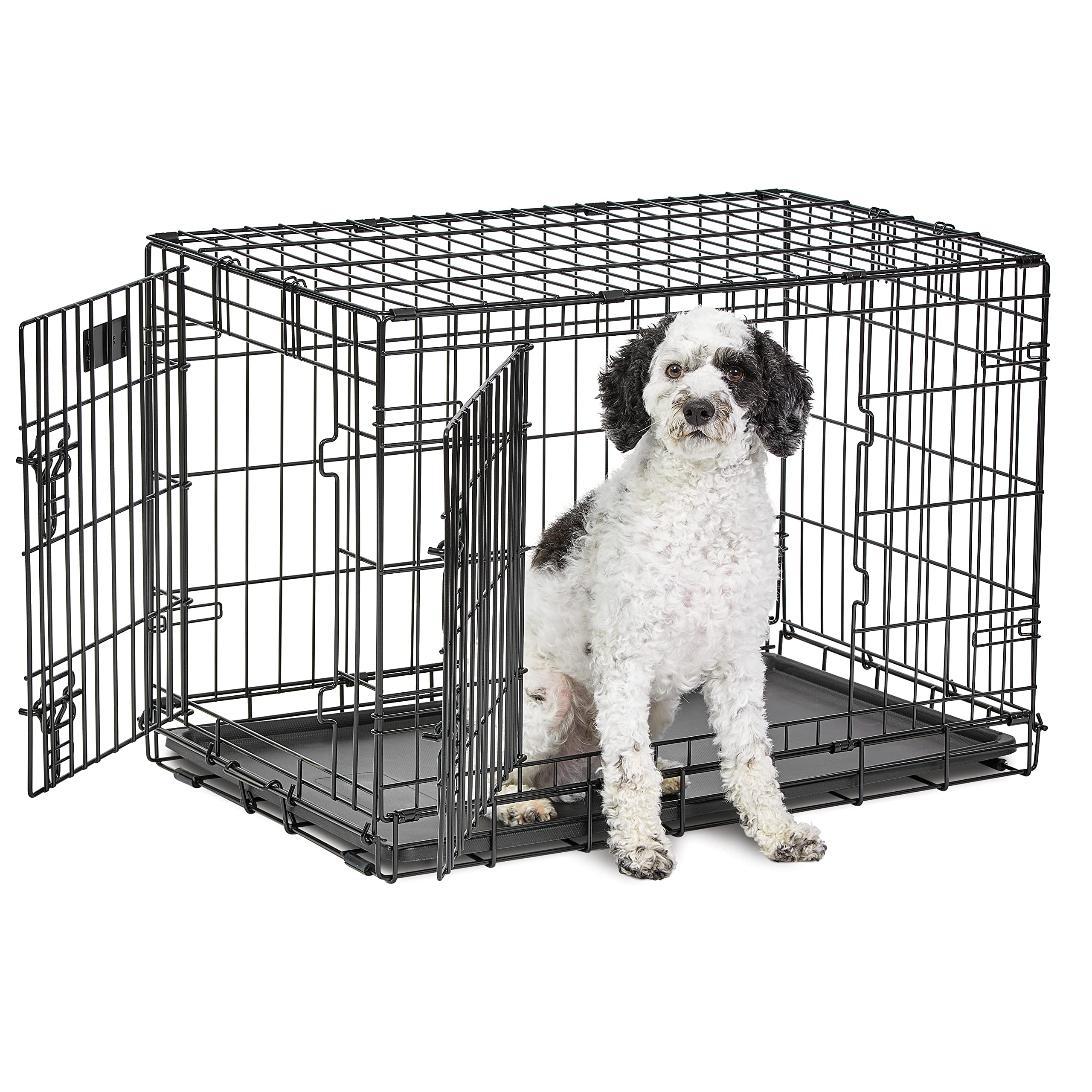 MidWest LifeStages jaula 30p para perros medianos, seguridad y comodidad en casa.
