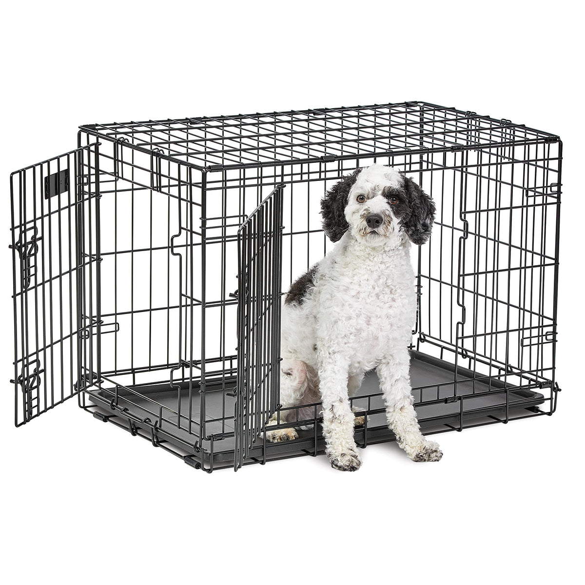 MidWest LifeStages jaula 30p para perros medianos, seguridad y comodidad en casa.