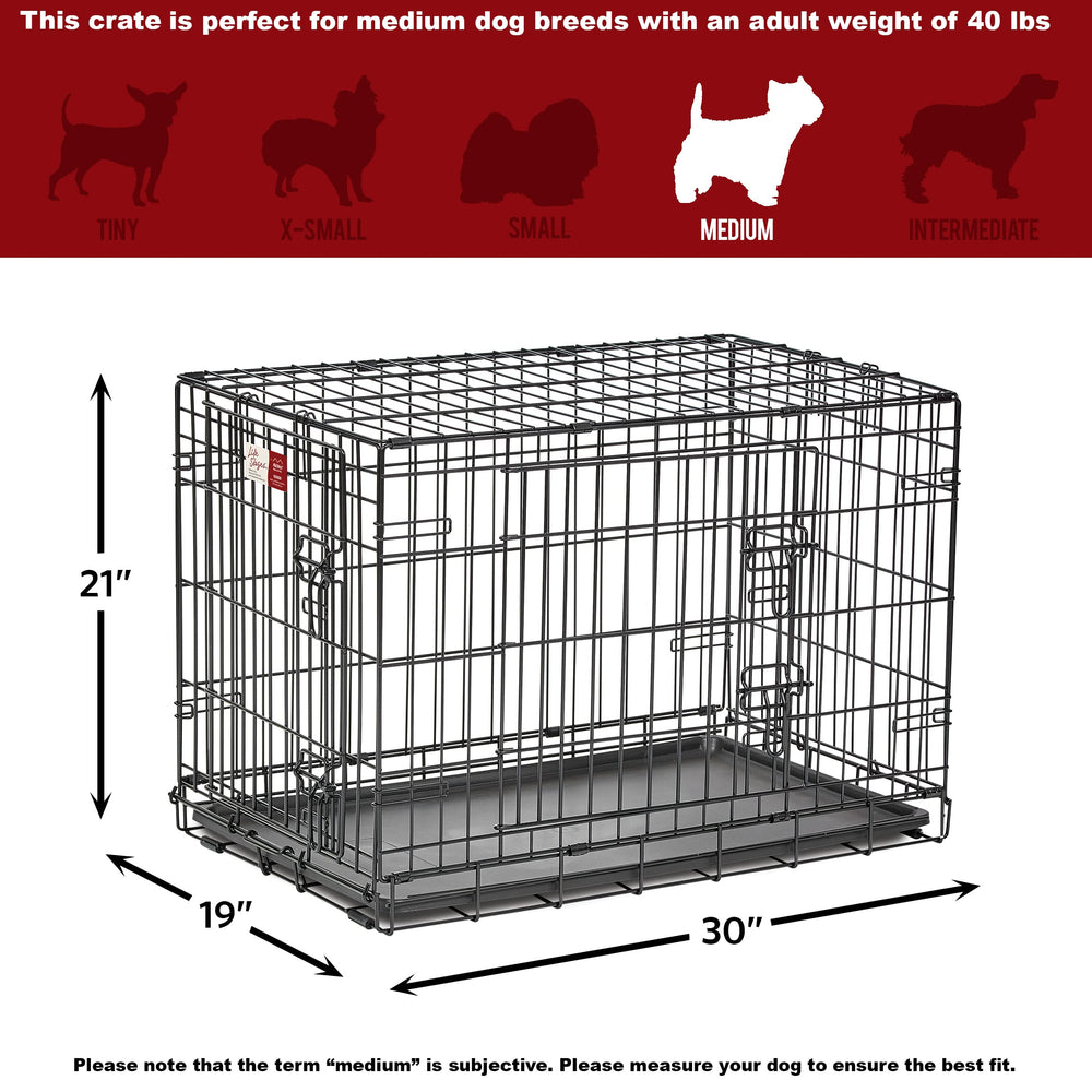 MidWest LifeStages estructura duradera para uso diario de perros medianos.