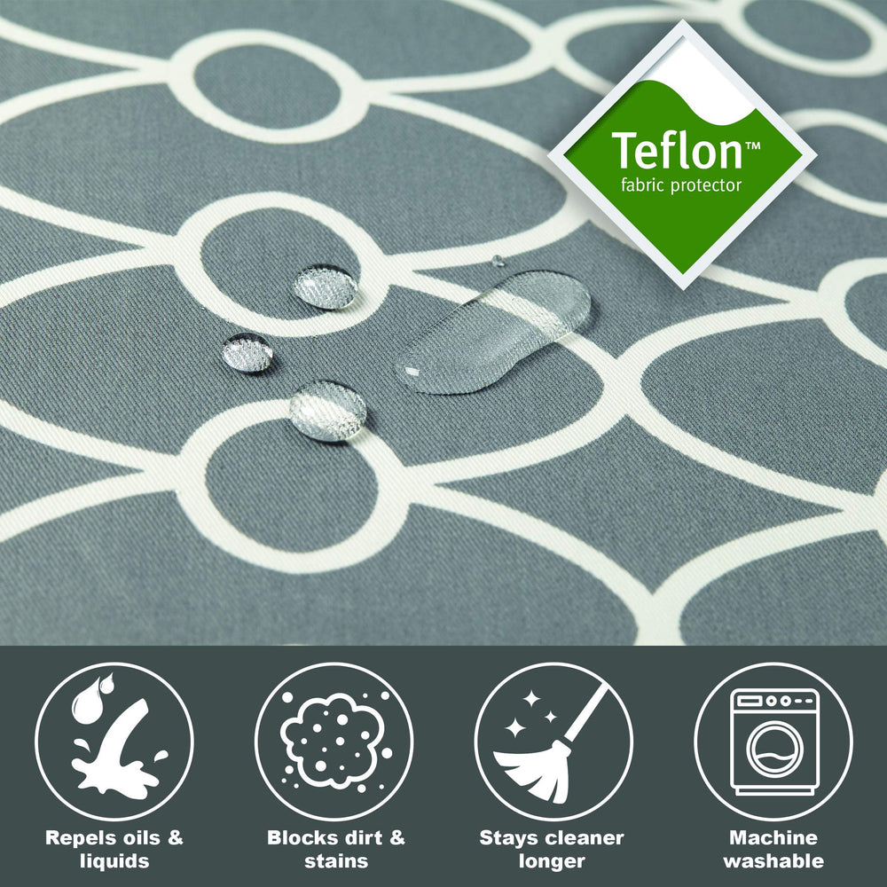 Funda teflon Quiet Time repele manchas y facilita limpieza.