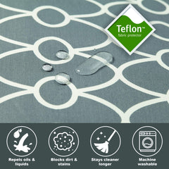 Funda teflon Quiet Time repele manchas y facilita limpieza.