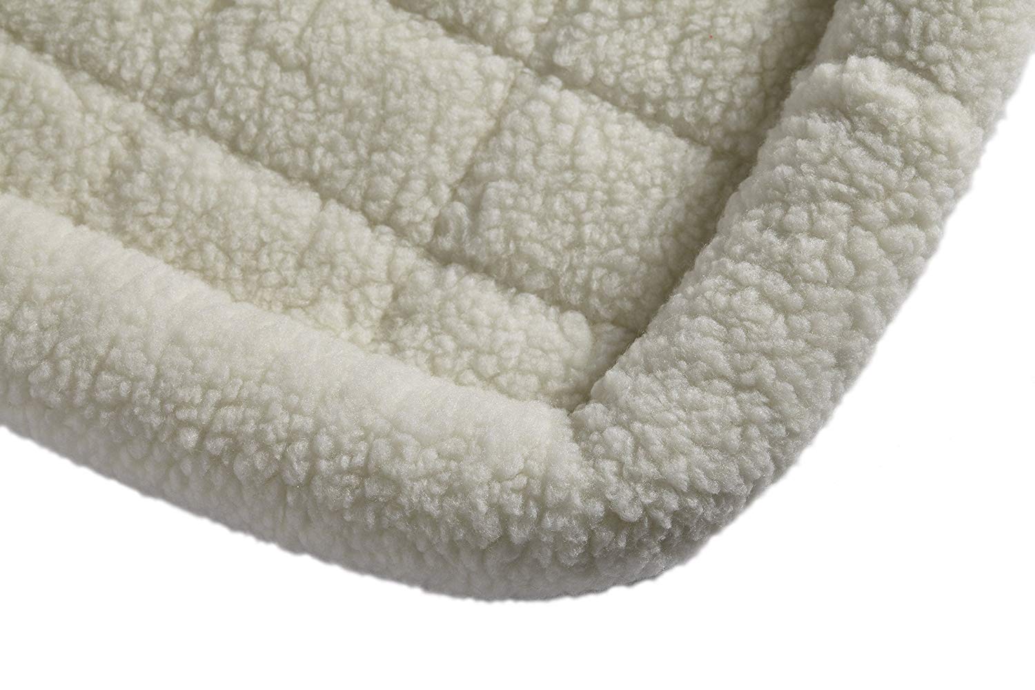 Funda felpa blanca QuietTime: superficie suave para descanso cómodo