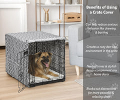 MidWest Homes for Pets funda con protector teflón, evita manchas y facilita limpieza de la jaula.