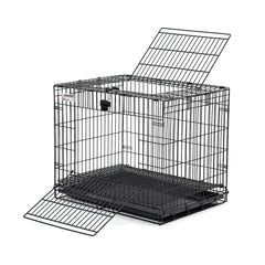 MidWest Wabbitat: puerta superior para acceso fácil y manejo del conejo.