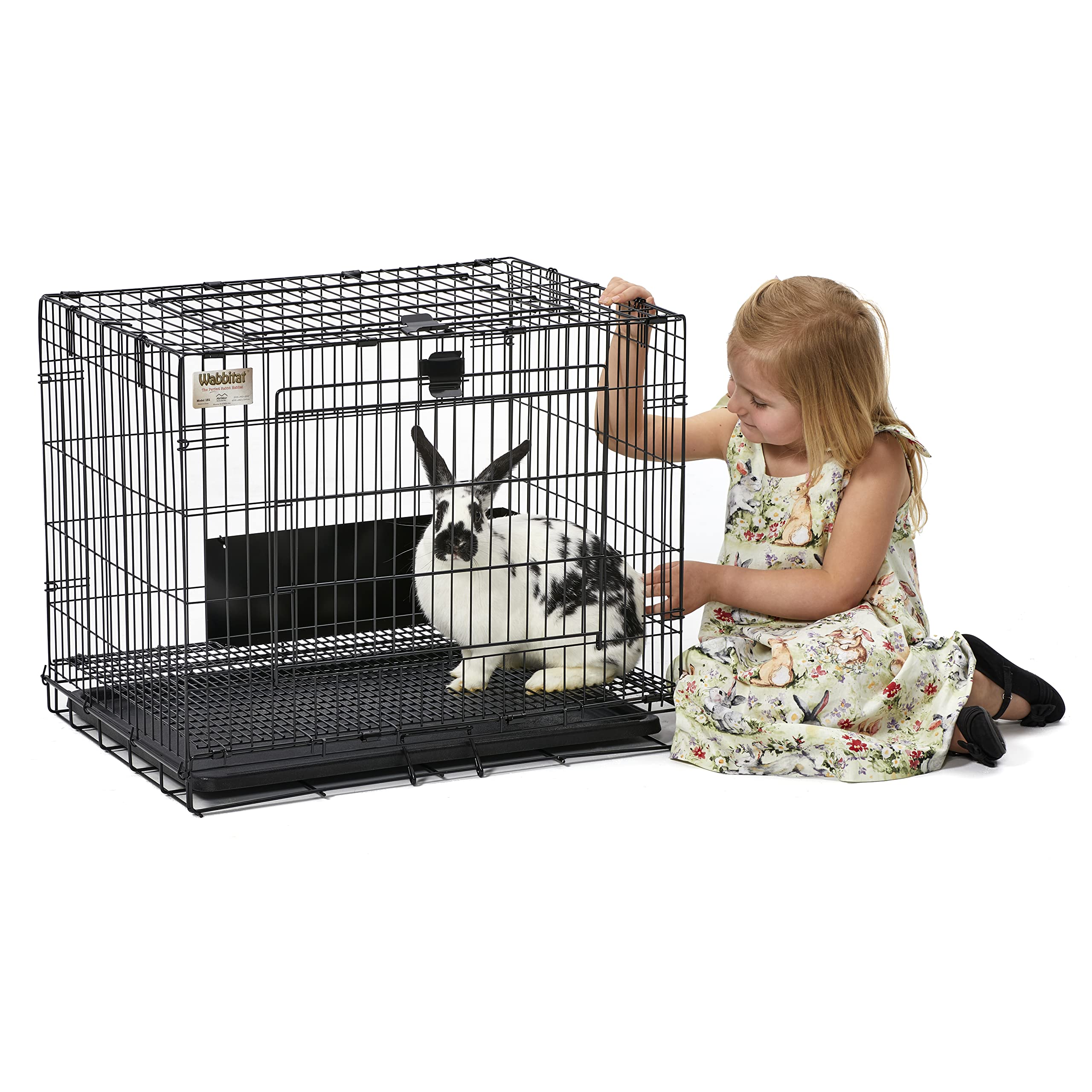 MidWest Wabbitat: medidas 25 x 19 x 20 pulgadas para espacio cómodo.
