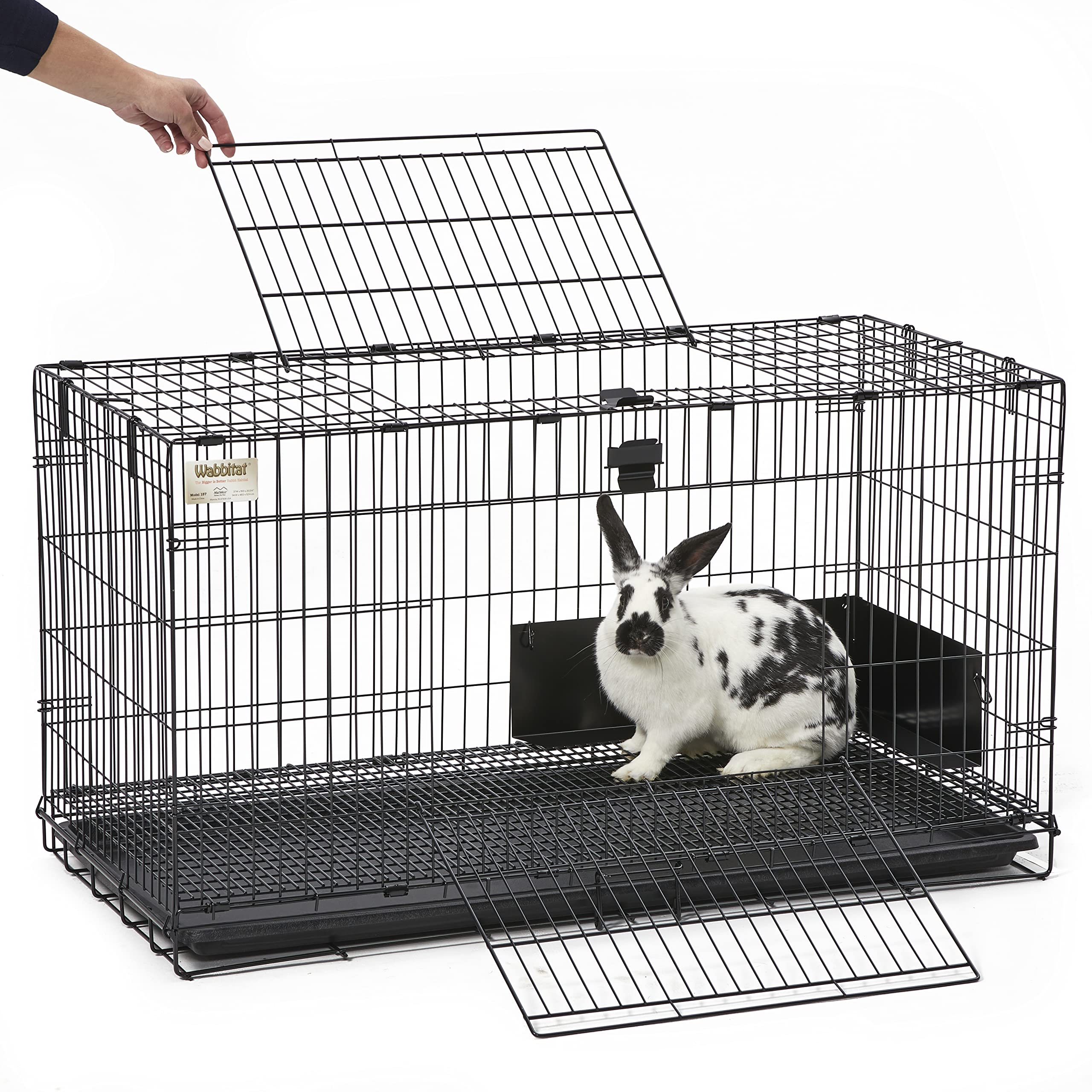MidWest Wabbitat espacio amplio para conejos en un hábitat seguro