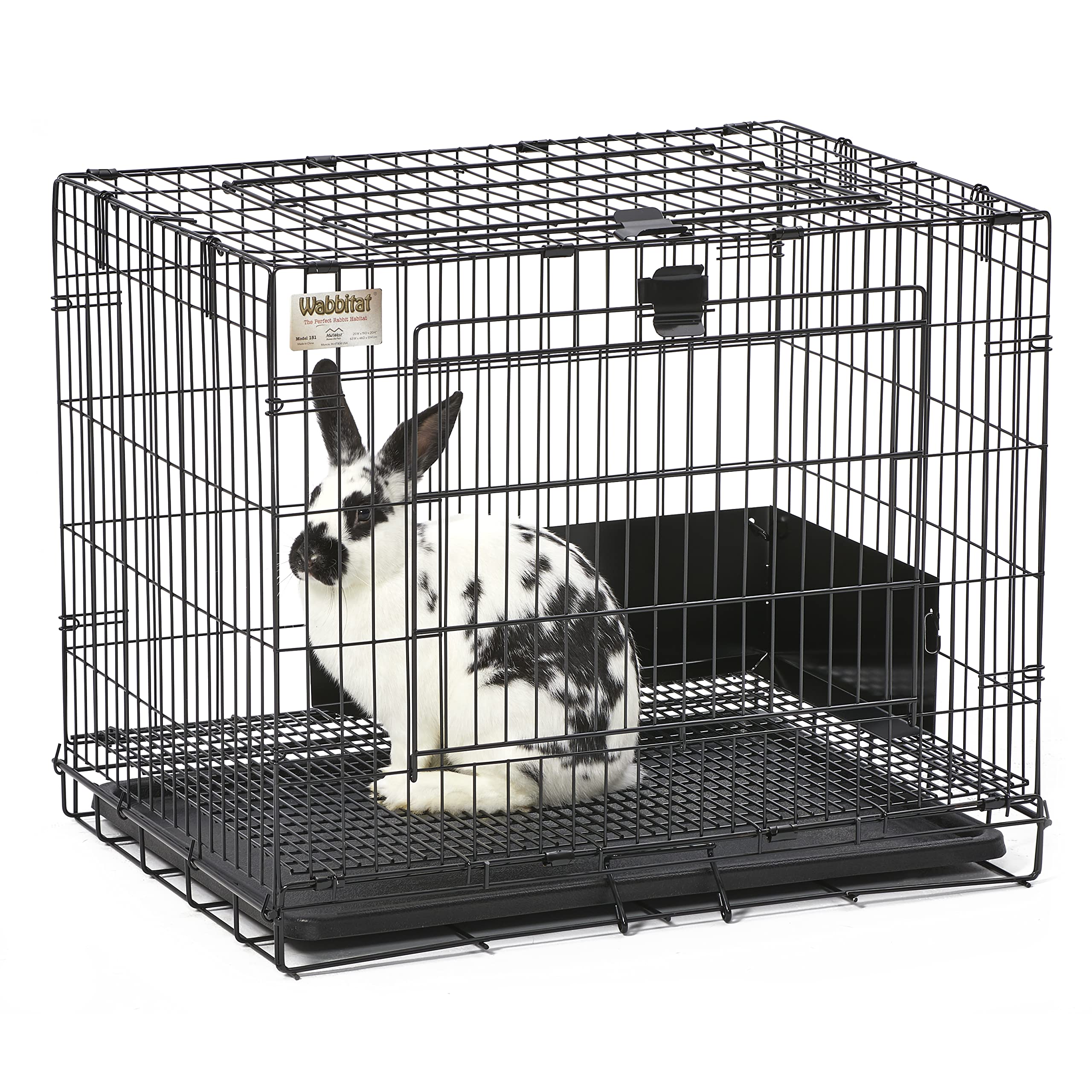 MidWest Wabbitat: espacio cómodo de 25 x 19 x 20 pulgadas para conejo.