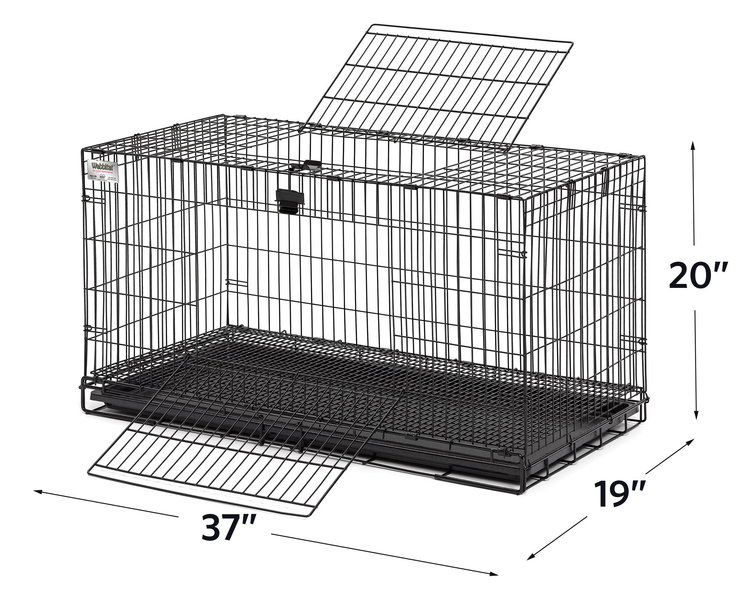 MidWest Wabbitat bandeja ABS deslizante para limpieza rápida