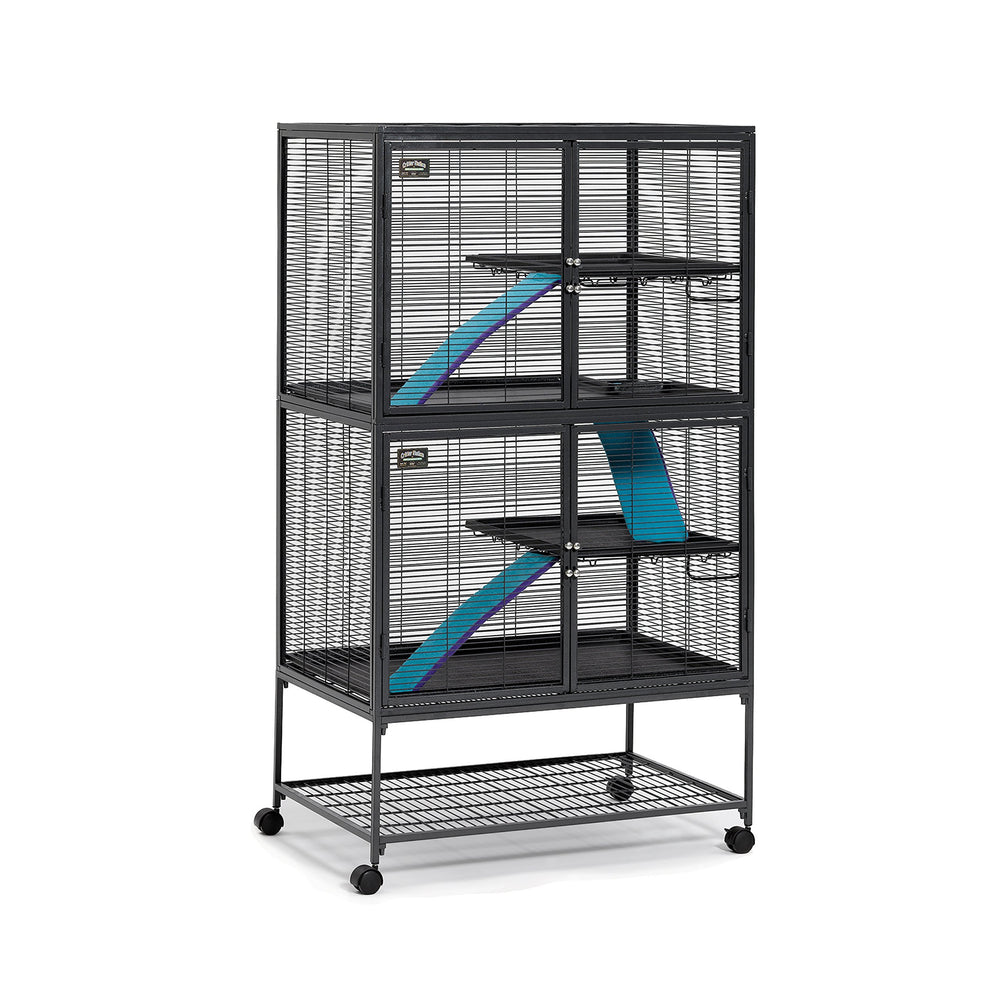 MidWest Homes for Pets Ferret Nation material microsuede púrpura-teal resistente al uso diario.