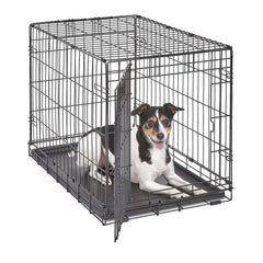 MidWest iCrate 30 pulgadas con entrada amplia para entrenamiento de perros medianos