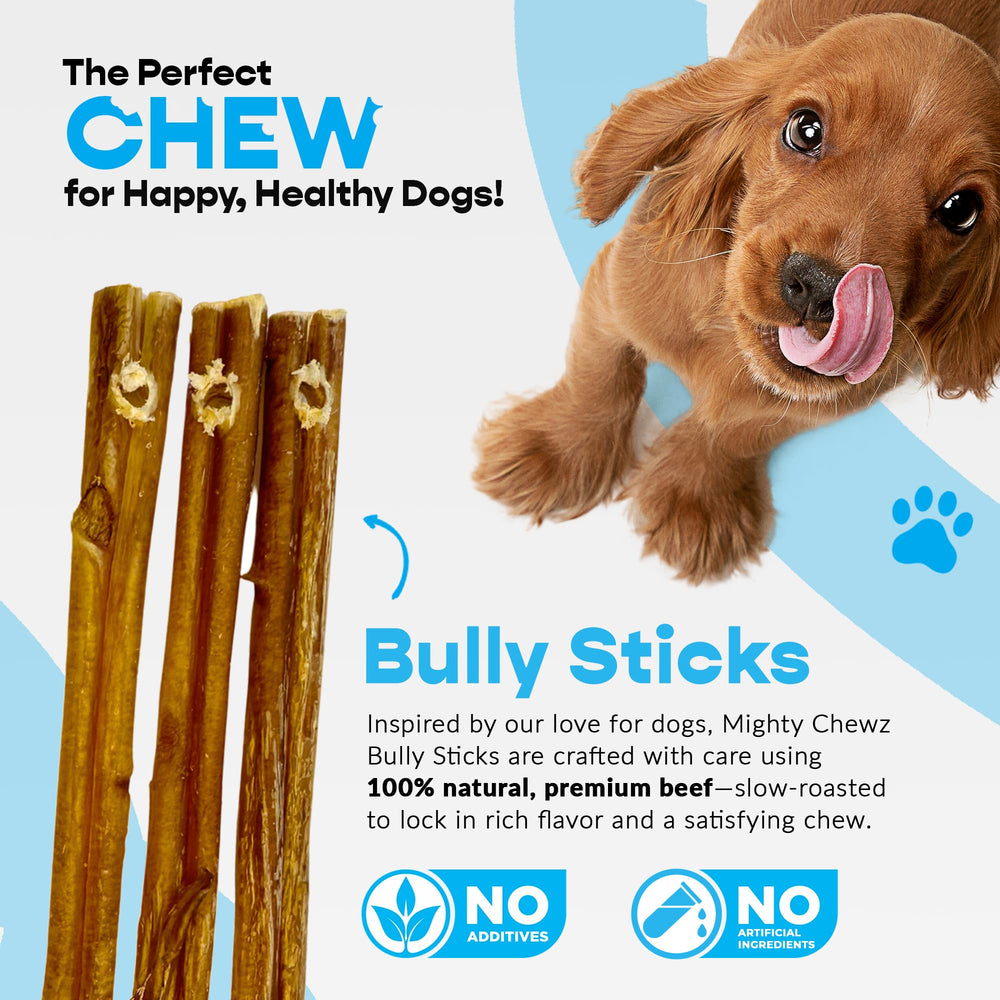 MIGHTY CHEWZ palito bully 7 pulgadas para morder resistente.