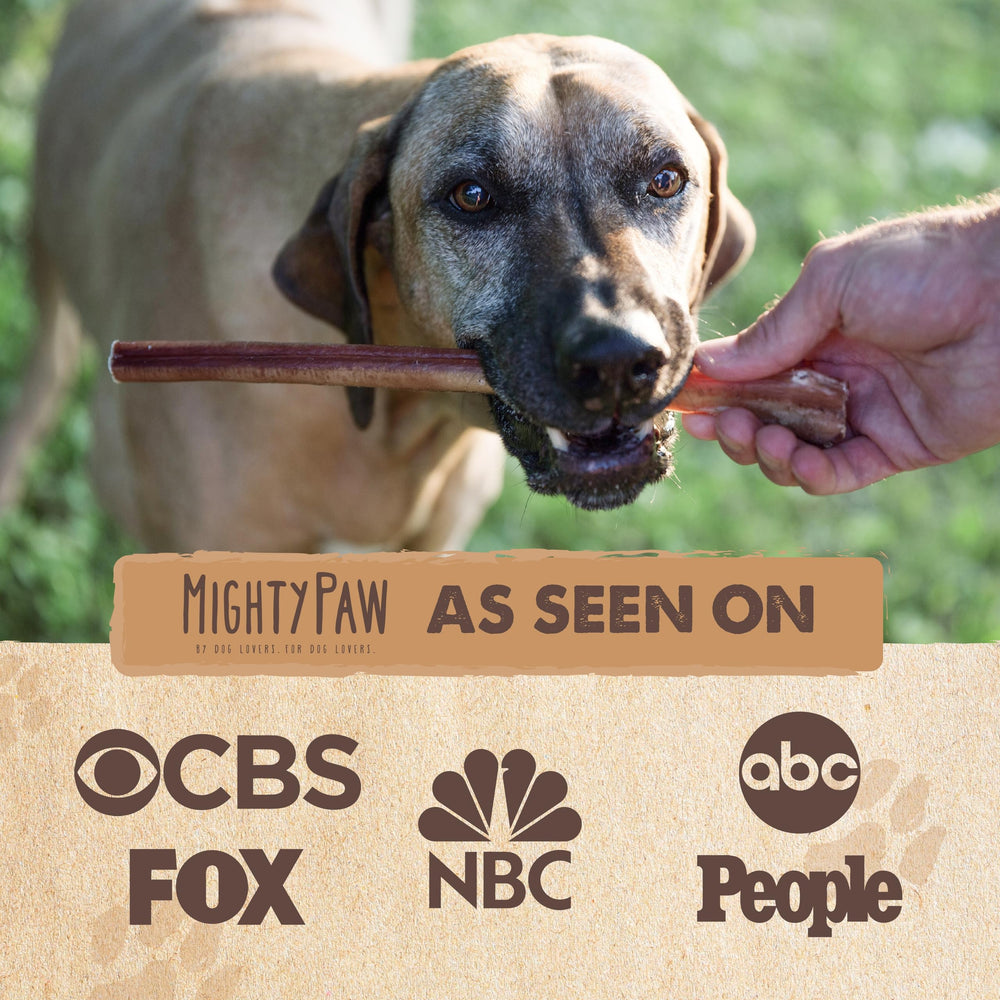 Mighty Paw Naturals, bully ternera 6 pulgadas, ideales para razas pequeñas