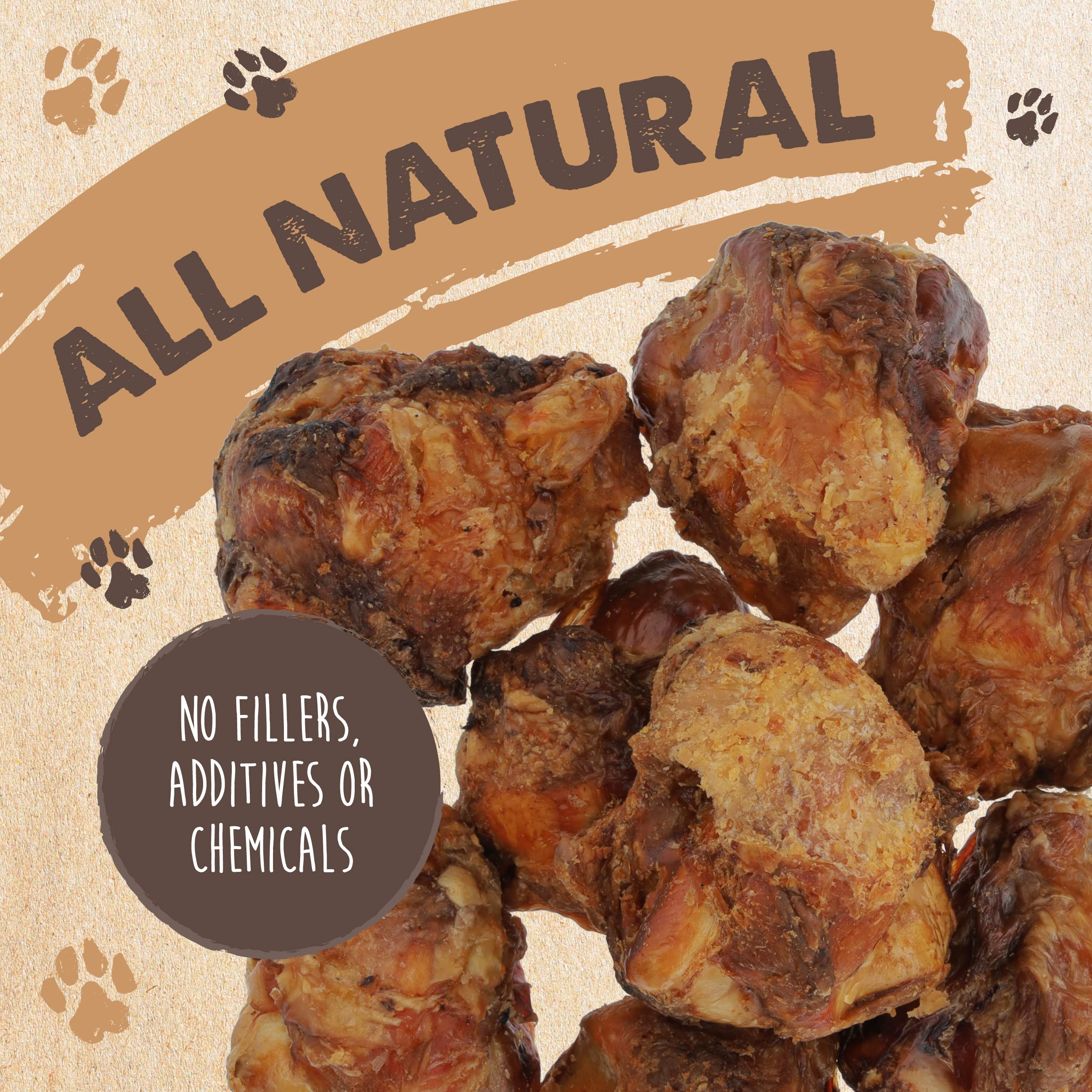 Mighty Paw Naturals mordedor con carne: ideal para perros inquietos