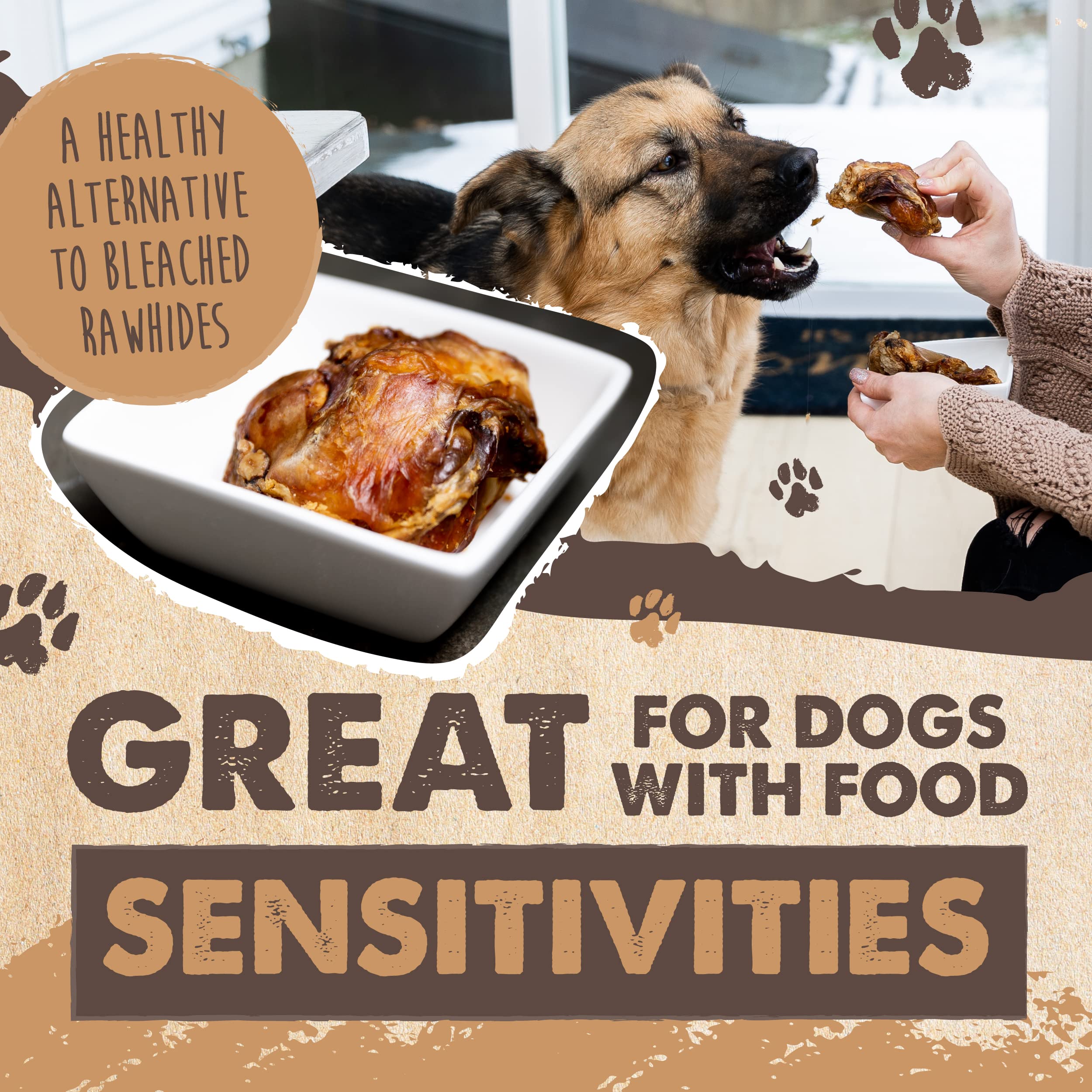 Mighty Paw Naturals paquete de ocho unidades para perros