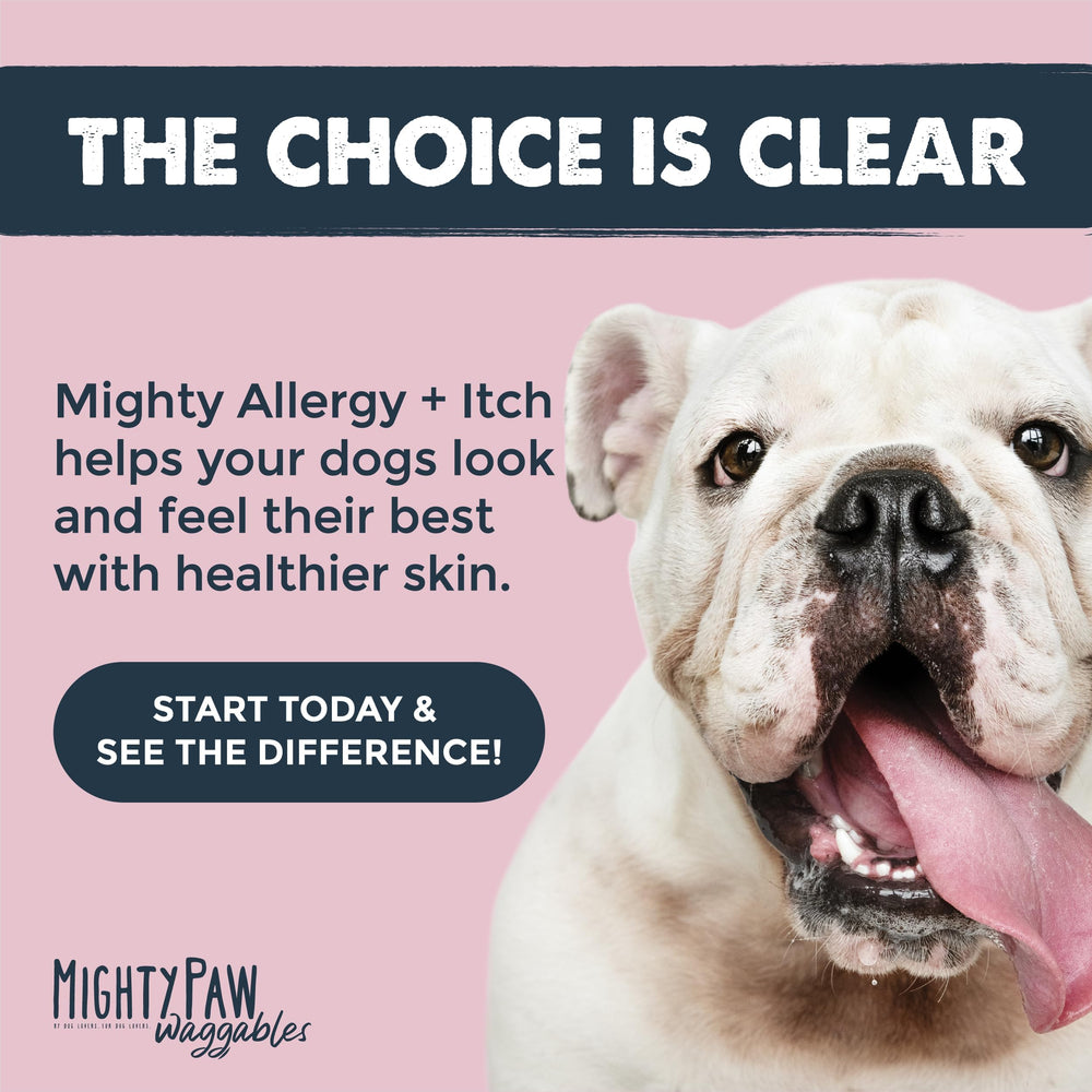 Producto Mighty Paw Waggables hecho en EE. UU. con control de calidad.