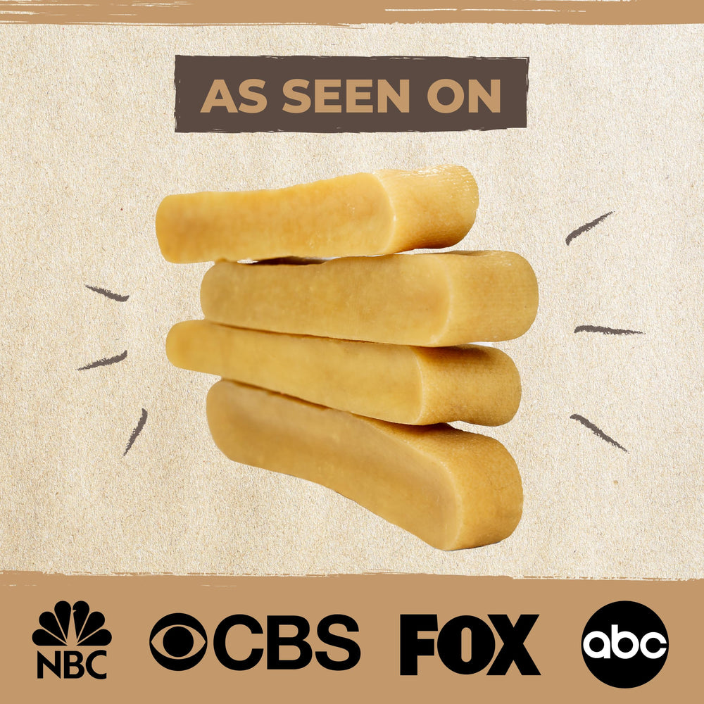 Mighty Paw Yak Cheese Chews: adecuado para cachorros y masticadores grandes.