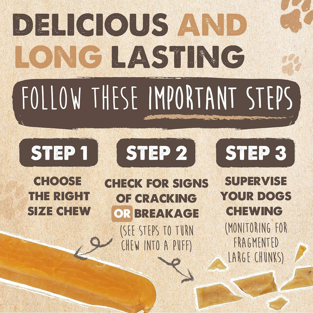 Mighty Paw Yak Cheese Dog Chews, sabor a queso de yak perfecto para entrenamiento