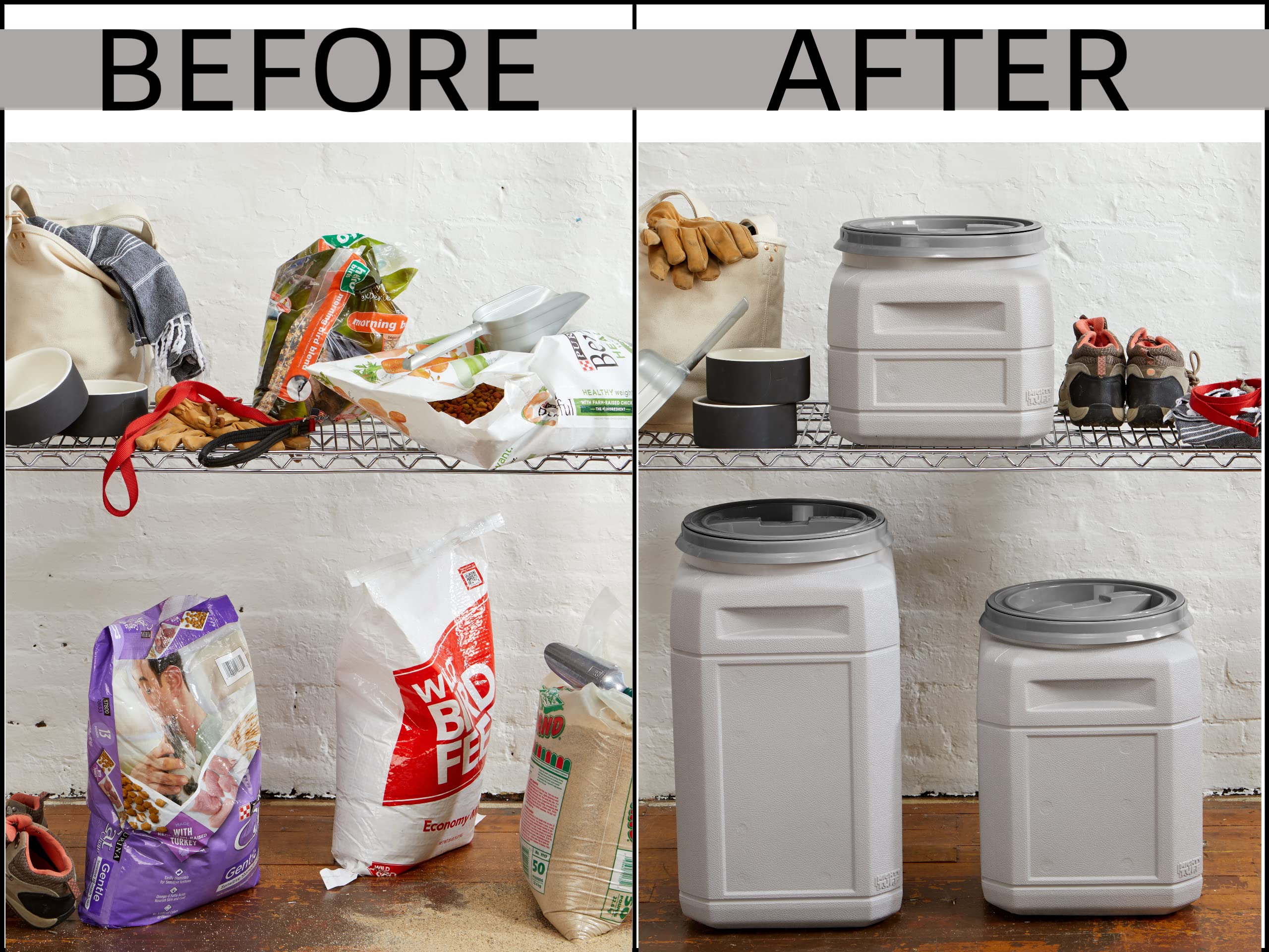 Mighty Tuff material libre de BPA para almacenamiento seguro