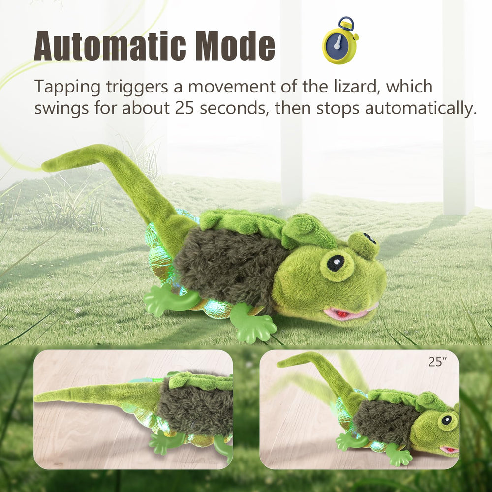 Migipaws Lagartija con catnip para atraer interés y juego suave