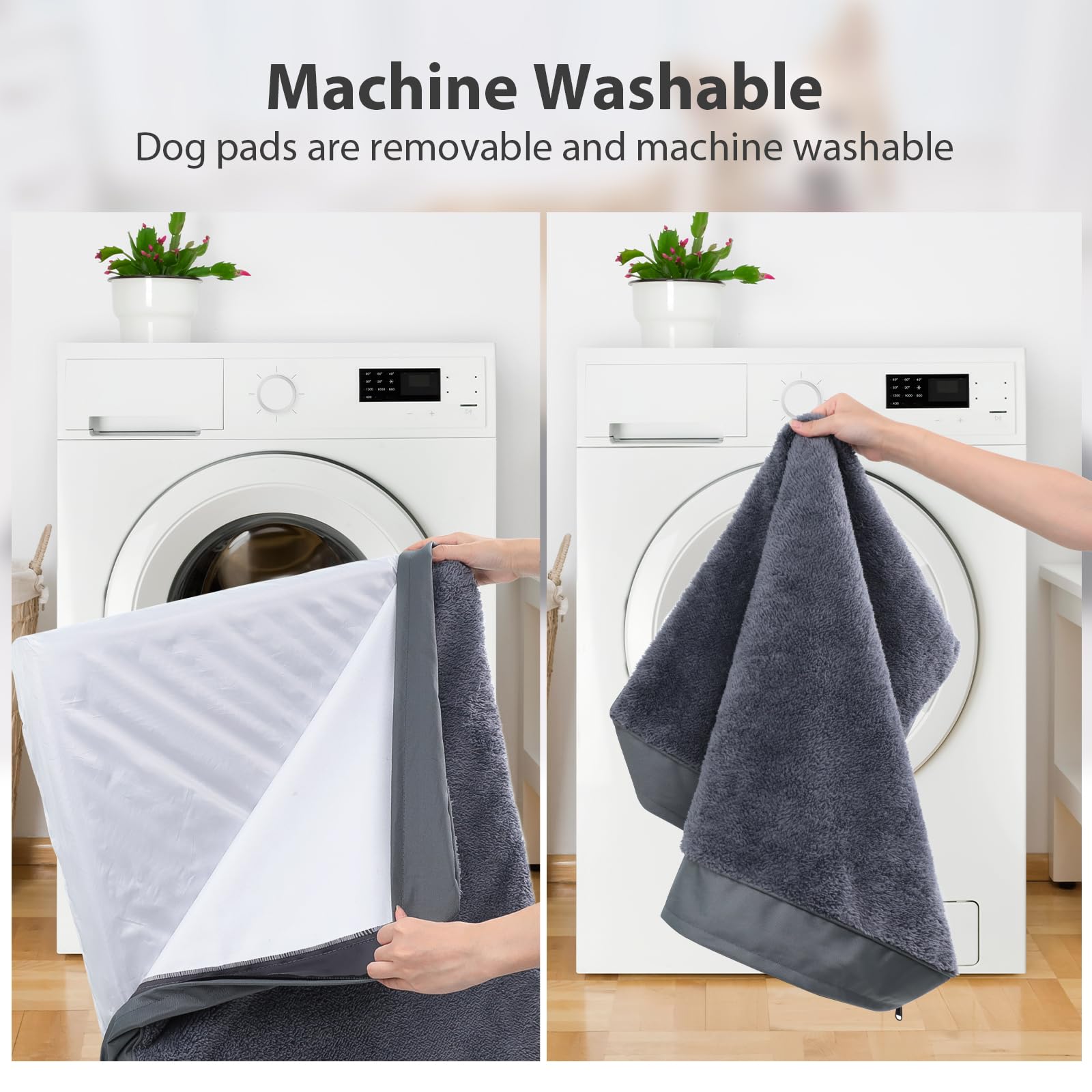 Funda con cremallera MIHIKK para lavado a máquina.