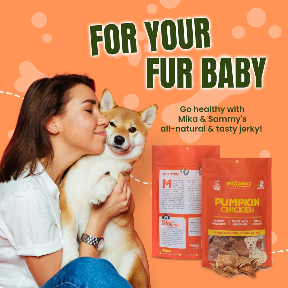 Mika y Sammy's Gourmet: ingredientes naturales con pollo, opción sana para perros.