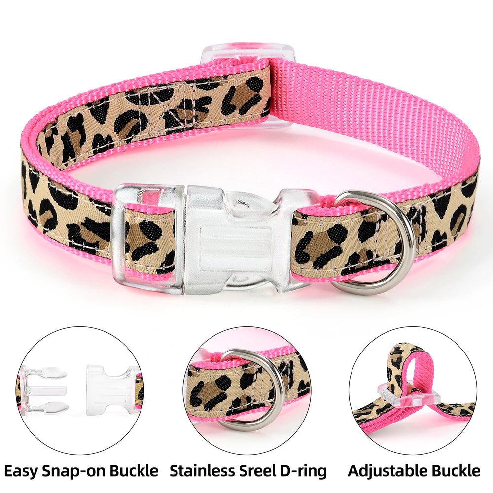 Arnés rosa con ajuste XS de Mile High Life para perros pequeños.