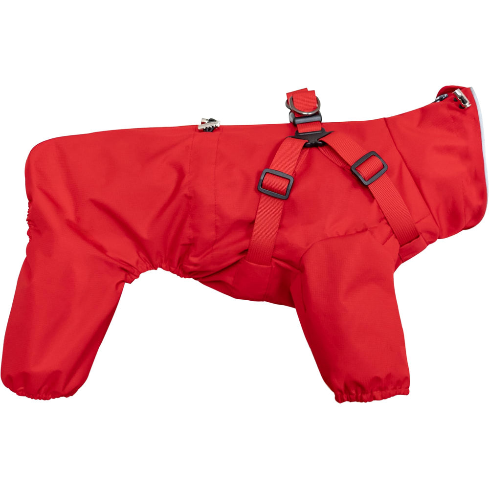 Mile High Life chubasquero rojo mejora visibilidad y estilo en exteriores.