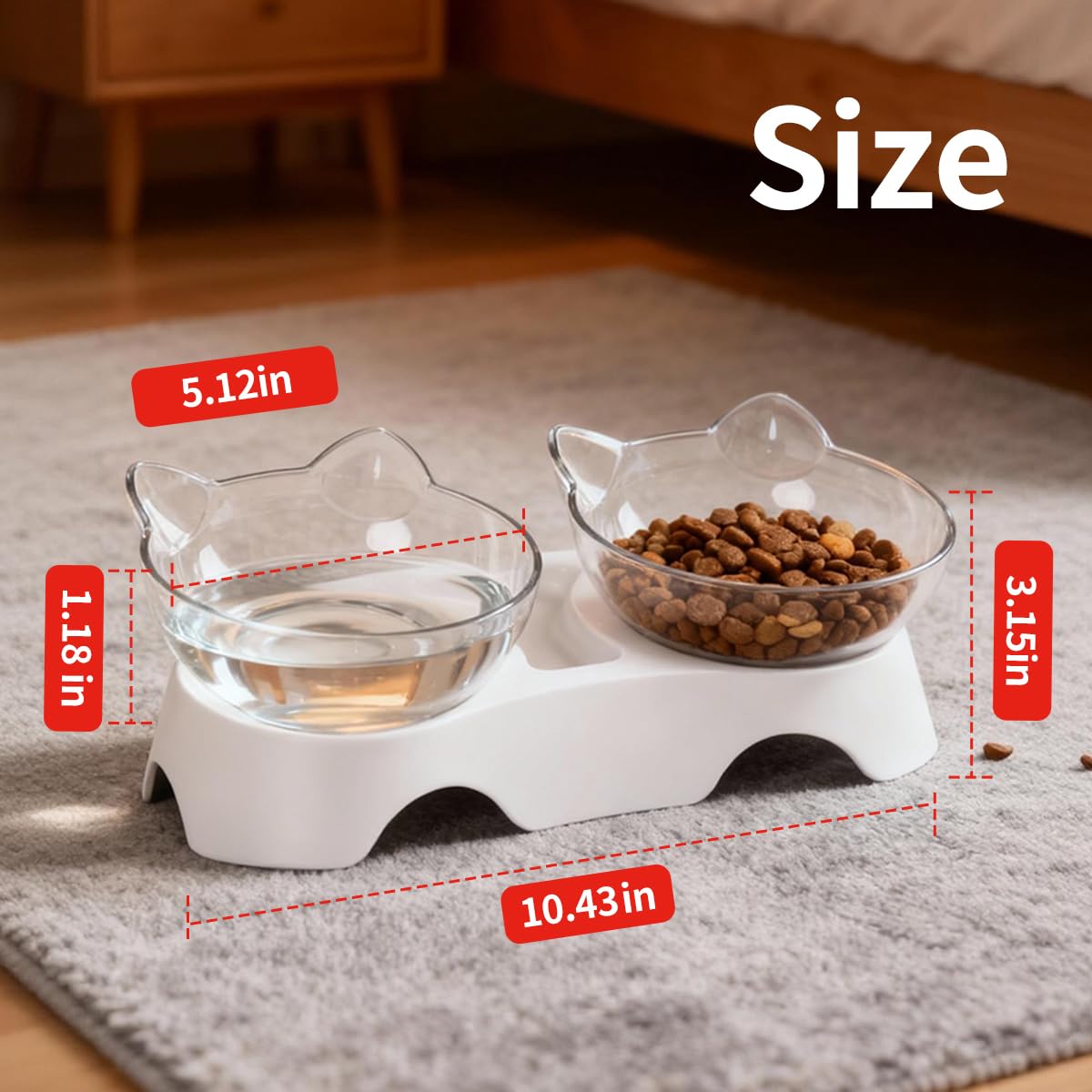 MILIFUN cuencos para gatos que facilitan la comida diaria.