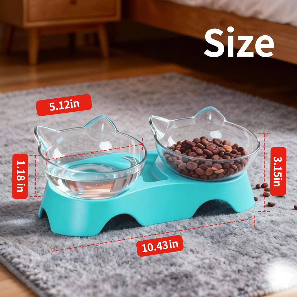 MILIFUN diseño ergonómico en tazones para mascotas pequeñas.