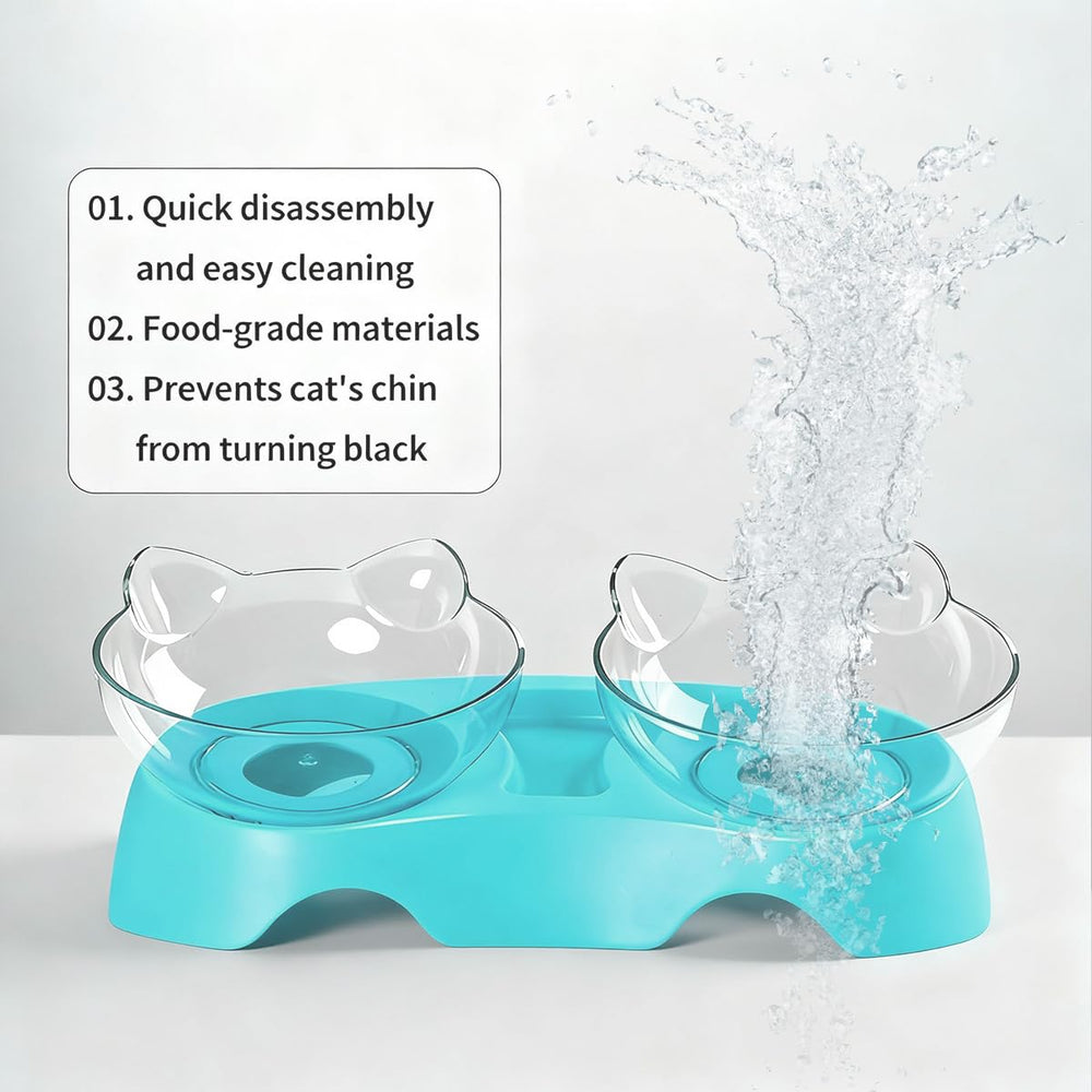 MILIFUN tazones para gatos pequeños, tamaño compacto y cómodo.