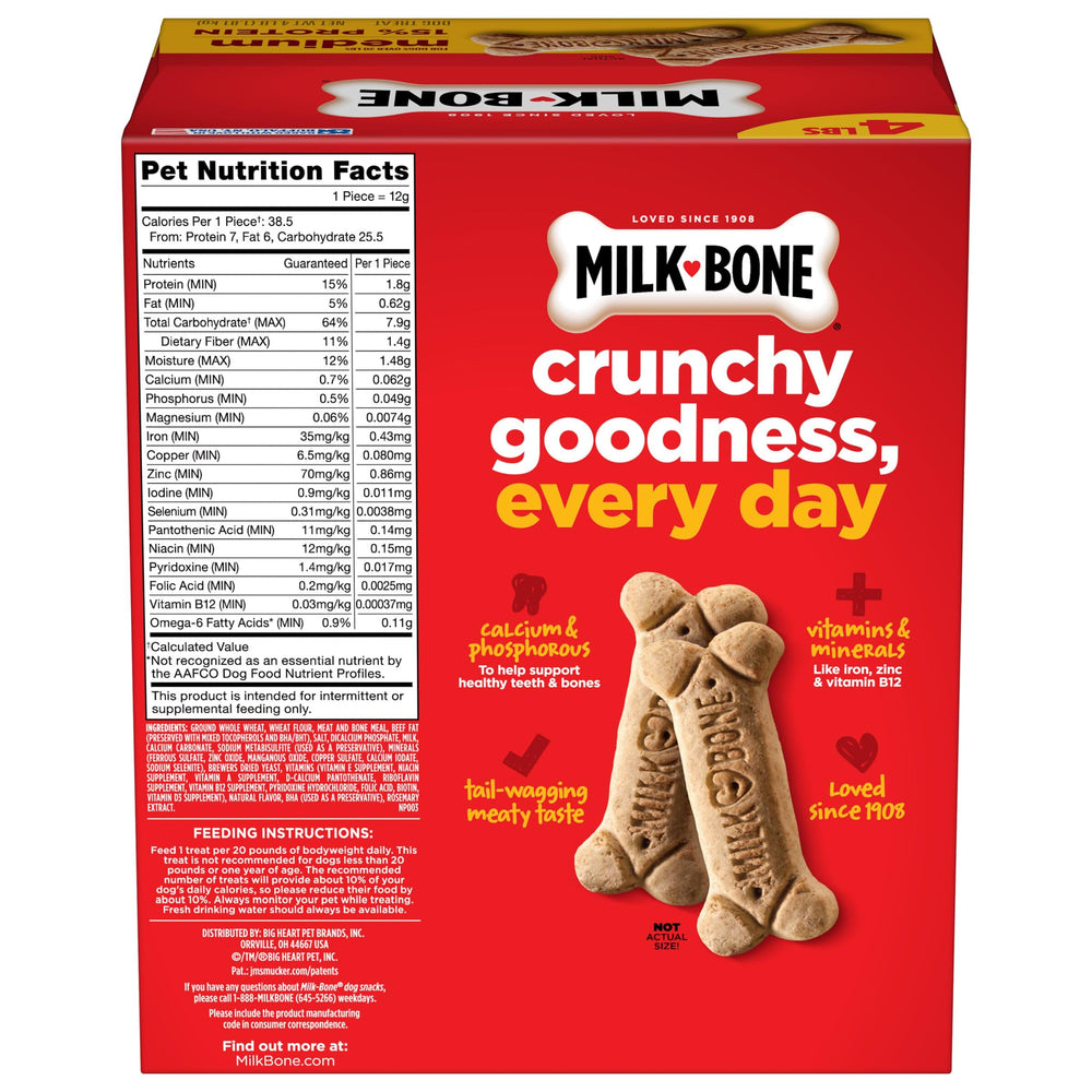 Milk-Bone Original premio diario para recompensar al perro.