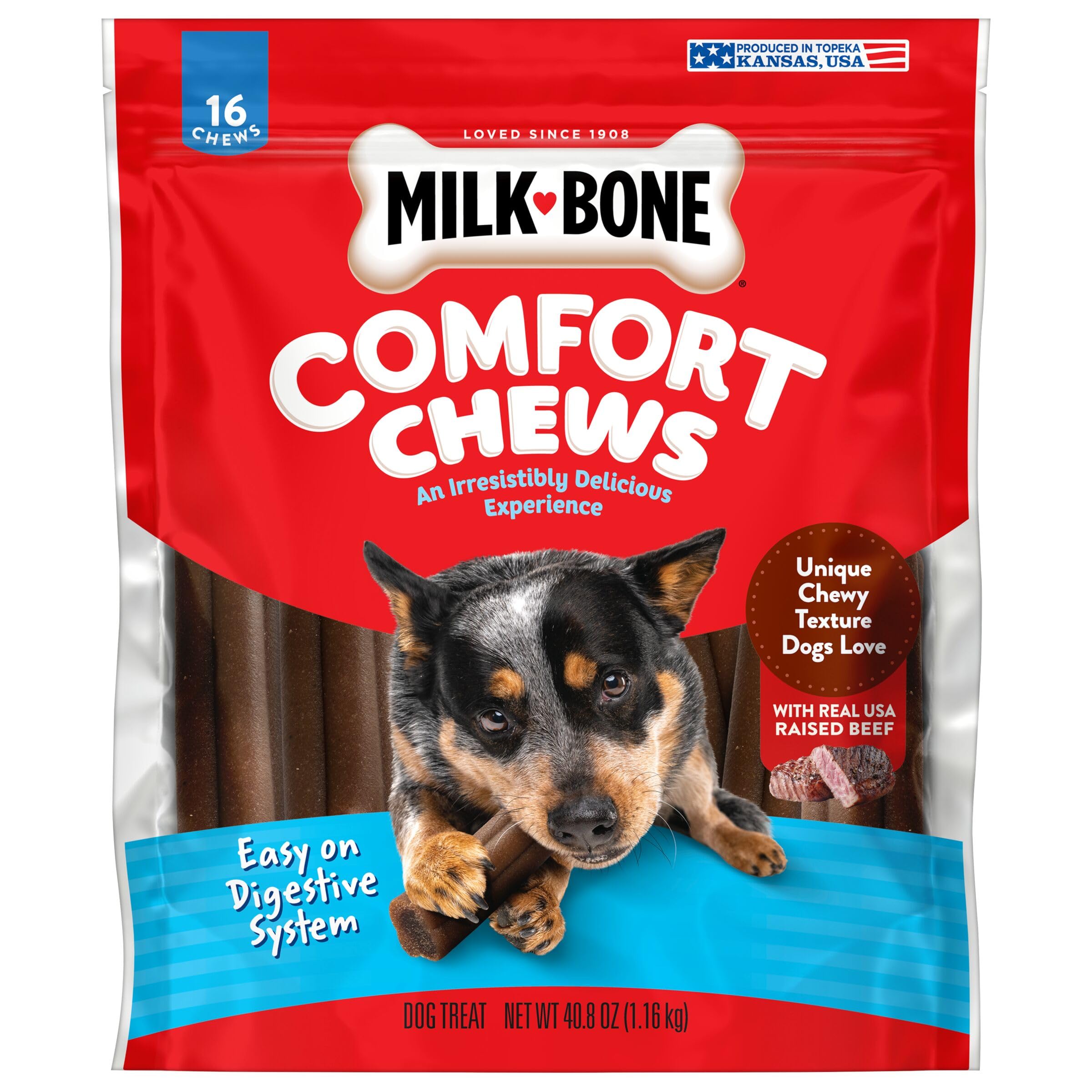 Milk-Bone Comfort Chews promueven momentos de calma y recompensa en casa.