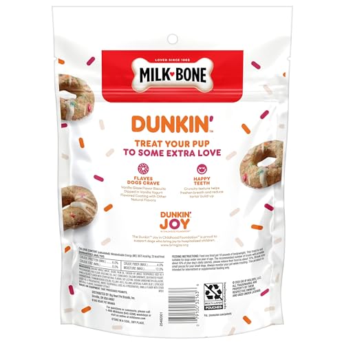 Milk-Bone Dunkin: textura crujiente para una experiencia de tentempié cómoda.