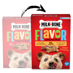 Milk-Bone Bocaditos de Sabor, sabor carne de res, premio sabroso.
