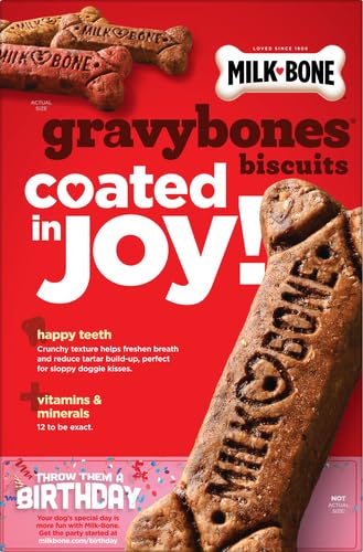 Milk-Bone Gravy Bones, textura crujiente para limpieza dental suave