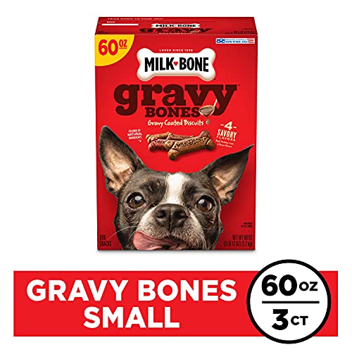 Milk-Bone GravyBones galletas crujientes listas para premiar.
