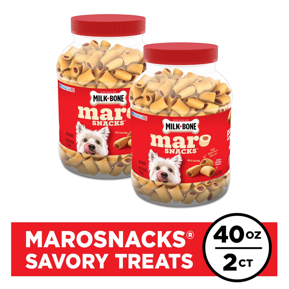 Milk-Bone MaroSnacks: sabor a médula ósea que agrada y motiva el juego.