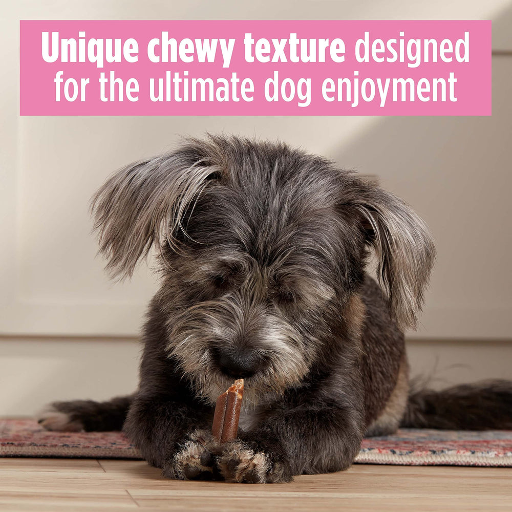 Milk-Bone Mini Comfort Chews libres de cuero crudo, opción más segura.