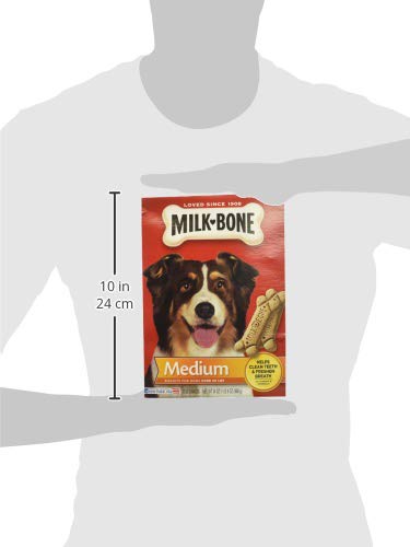 Milk-Bone contiene 12 vitaminas y minerales esenciales para la dieta.